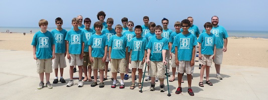 Boychoir at Lake Huron 2013