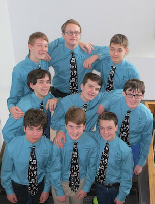Young Men's Ensemble, March 2103